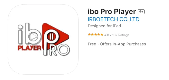 ibo pro player app store